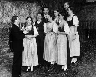 Photo von 'The Trapp Family' im Jahre 1941