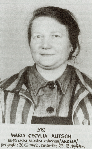 Schwester Angela Maria Autsch im Konzentrationslager