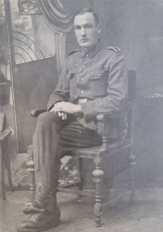 Photo of Arthur Trattler as a soldier in the German Wehrmacht