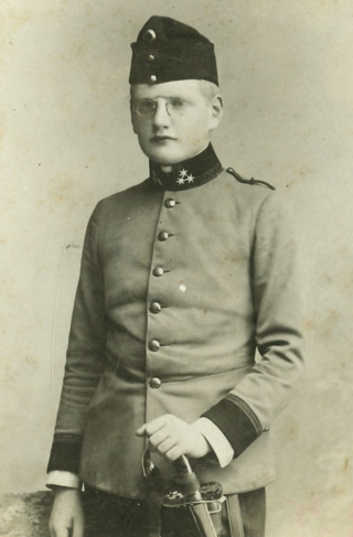 Photo von Wilhelm von Hebra als Kadett-Feldwebel in der österreichisch-ungarischen Armee