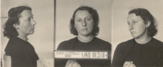 Erkennungsdienstliche Erfassung der Gestapo von Anna Baumgarten