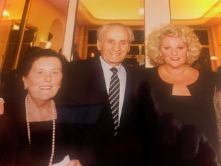 Edith, Ferdinand 'Tulli' und Marika Lichter im Jahre 1990