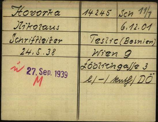 צילום המפה של ניקולאוס הופנקה אדר פון זדראס מן KZ Dachau