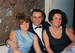 Marika, Ferdinand 'Tuli' und Edith Lichter am Keren Kajemeth Ball 1965