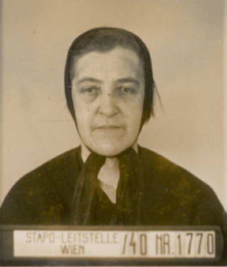 צילום: Sister M. Gualberta Krenn at the Gestapo Recognition Service