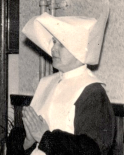 Sister Benedikta in her religious habit
